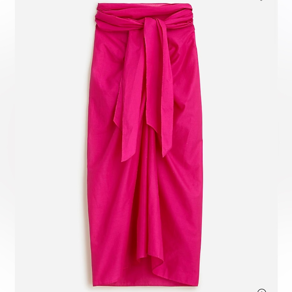 ⚓️ J.Crew NWOT Convertible Beach Sarong Fuchsia Pink